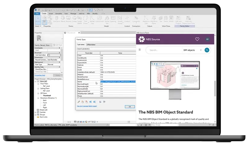 Preview of shared parameter usage inside Revit